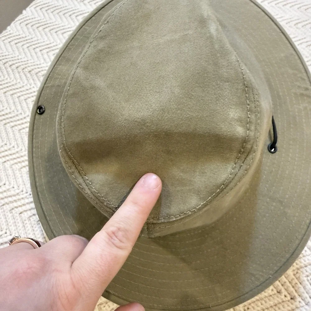 HH Henschel Hat Medium Indiana Jones Outback Safari Explore‎ Lined Vintage